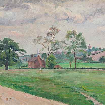 Stormy Weather, Colchester - Lucien Pissarro (1863 - 1944)